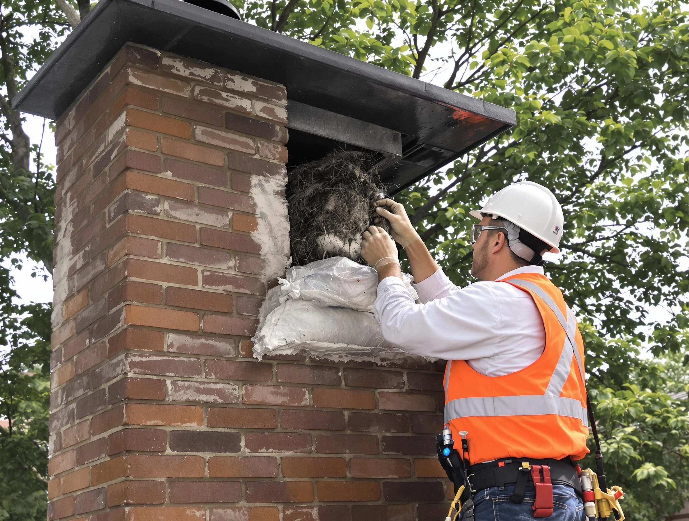 Humane removal of debris and animals by Bethany Chimney Sweep in Bethany, OK