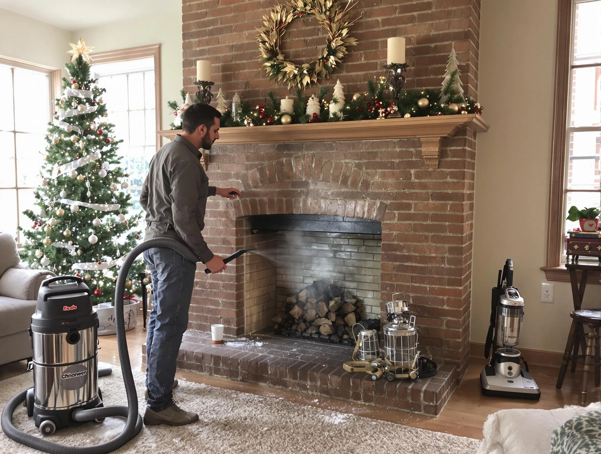Fireplace Cleaning in Bethany